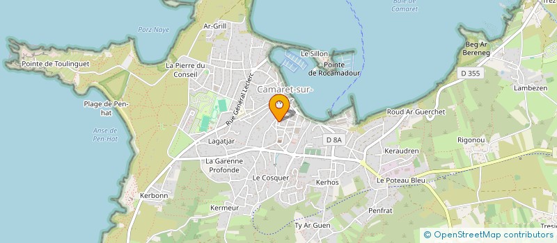 localisation de l'entreprise CAISSE DES ECOLES DE CAMARET à CAMARET-SUR-MER