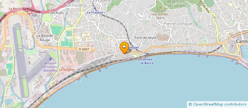 localisation de l'entreprise CAISSE DES ECOLES DE CANNES à CANNES