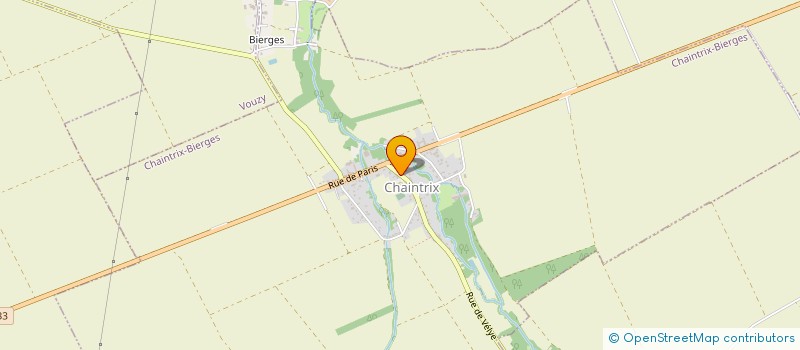 localisation de l'entreprise CAISSE DES ECOLES DE CHAINTRIX BIERGES  CHAINTRIX-BIERGES