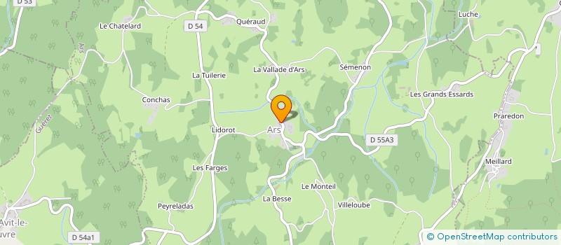 localisation de l'entreprise CAISSE DES ECOLES DE CHAMBERAUD  CHAMBERAUD