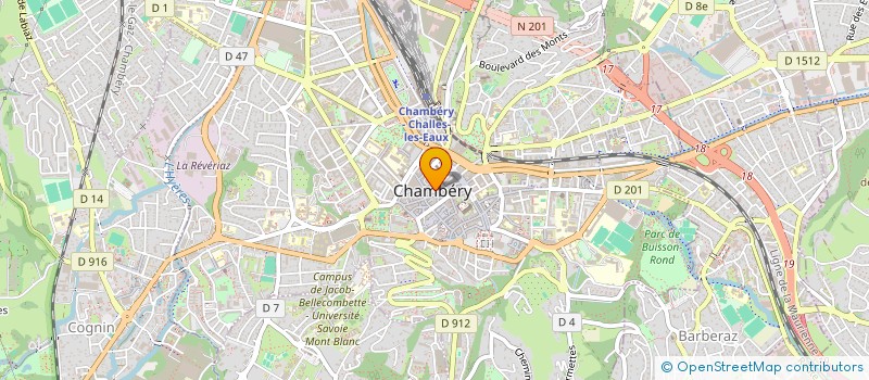 localisation de l'entreprise CAISSE DES ECOLES DE CHAMBERY à CHAMBERY