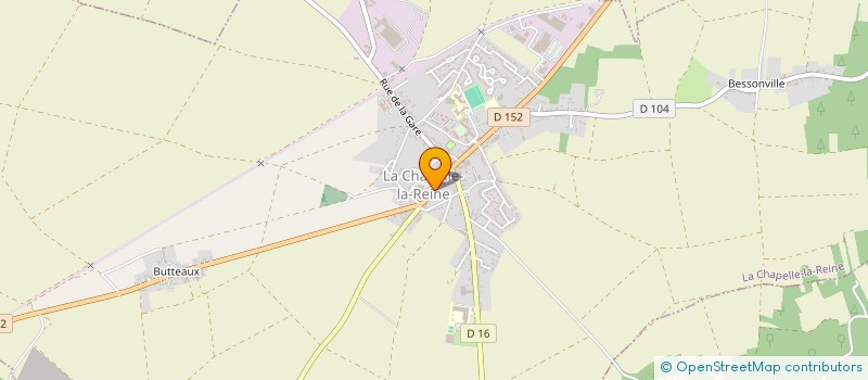 localisation de l'entreprise CAISSE DES ECOLES DE CHAPELLE LA REINE  LA CHAPELLE-LA-REINE