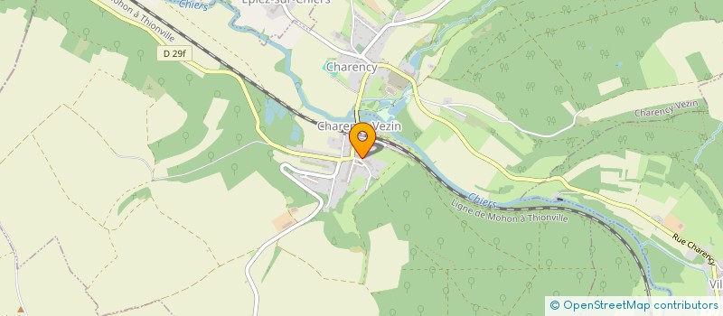 localisation de l'entreprise CAISSE DES ECOLES DE CHARENCY  CHARENCY-VEZIN