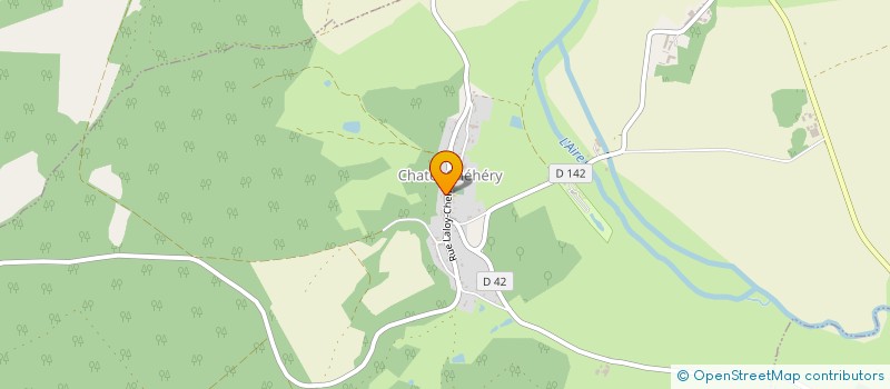 localisation de l'entreprise CAISSE DES ECOLES DE CHATEL CHEHERY  CHATEL-CHEHERY