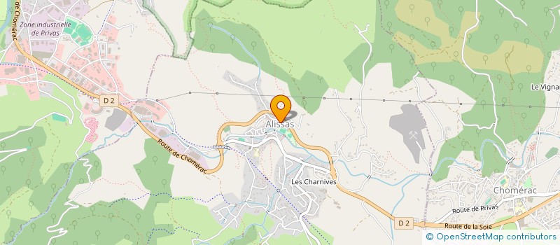 localisation de l'entreprise CAISSE DES ECOLES DE CHOMERAC à CHOMERAC