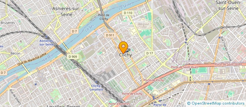 localisation de l'entreprise CAISSE DES ECOLES DE CLICHY à CLICHY