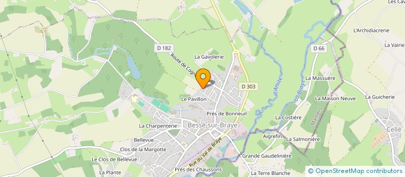 localisation de l'entreprise CAISSE DES ECOLES DE COGNERS  COGNERS