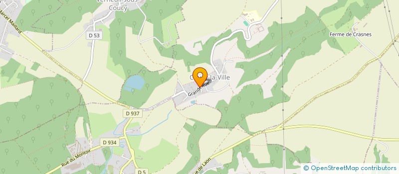 localisation de l'entreprise CAISSE DES ECOLES DE COUCY LA VILLE à COUCY-LA-VILLE