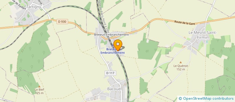 localisation de l'entreprise CAISSE DES ECOLES DE CROISSY SUR CELLE  CROISSY-SUR-CELLE