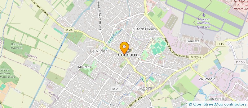 localisation de l'entreprise CAISSE DES ECOLES DE CUGNAUX à CUGNAUX
