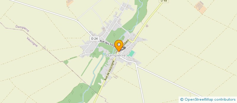 localisation de l'entreprise CAISSE DES ECOLES DE DAMPIERRE  DAMPIERRE