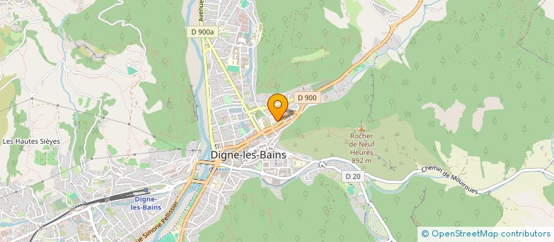 localisation de l'entreprise CAISSE DES ECOLES DE DIGNE LES BAINS à DIGNE-LES-BAINS