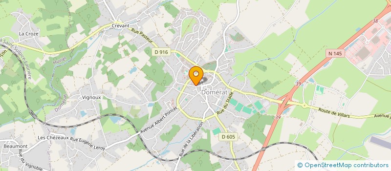 localisation de l'entreprise CAISSE DES ECOLES DE DOMERAT à DOMERAT
