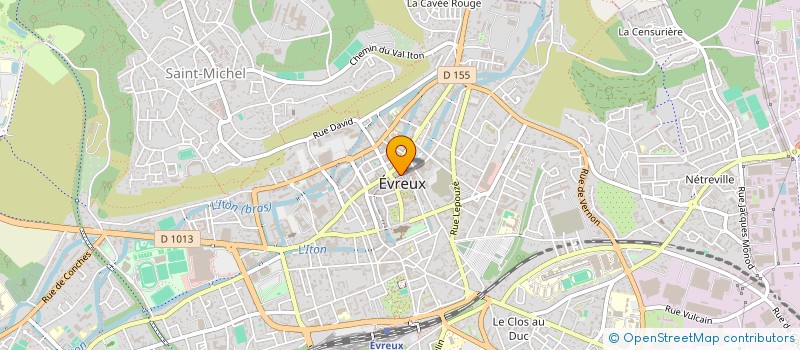 localisation de l'entreprise CAISSE DES ECOLES DE EVREUX à EVREUX