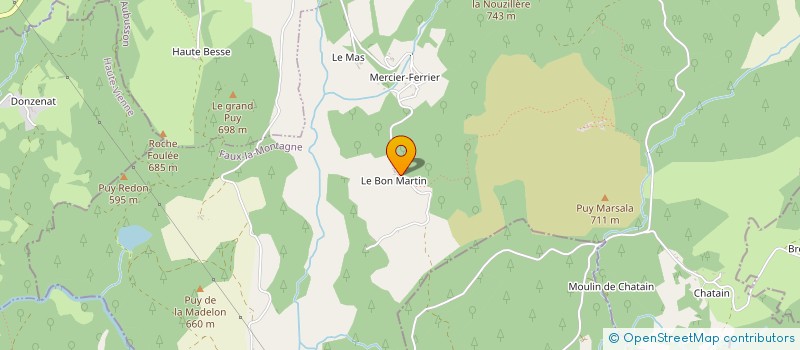 localisation de l'entreprise CAISSE DES ECOLES DE FAUX LA MONTAGNE à FAUX LA MONTAGNE