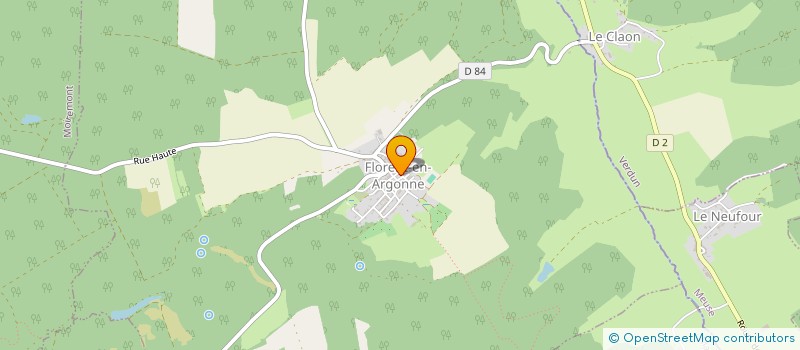 localisation de l'entreprise CAISSE DES ECOLES DE FLORENT EN ARGONNE  FLORENT-EN-ARGONNE