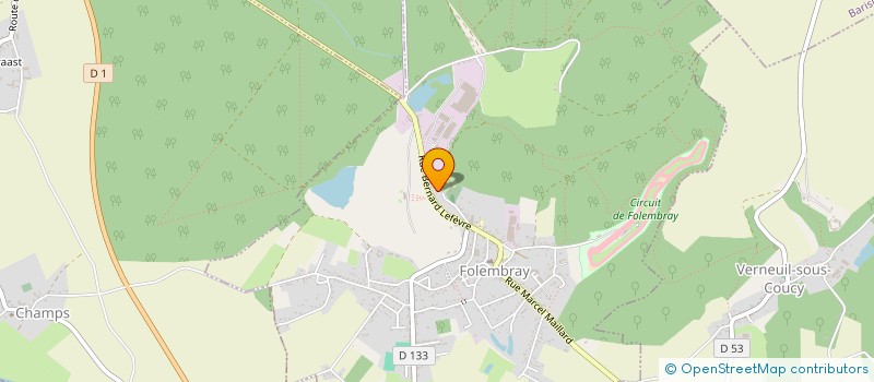 localisation de l'entreprise CAISSE DES ECOLES DE FOLEMBRAY à FOLEMBRAY