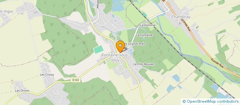 localisation de l'entreprise CAISSE DES ECOLES DE FONTAINE SOUS JOUY à FONTAINE-SOUS-JOUY