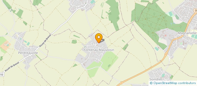 localisation de l'entreprise CAISSE DES ECOLES DE FONTENAY MAUVOISIN  FONTENAY-MAUVOISIN