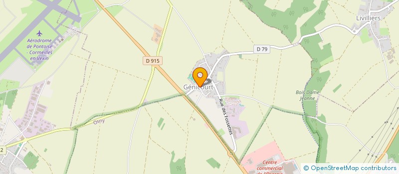 localisation de l'entreprise CAISSE DES ECOLES DE GENICOURT  GENICOURT