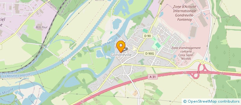 localisation de l'entreprise CAISSE DES ECOLES DE GONDREVILLE  GONDREVILLE
