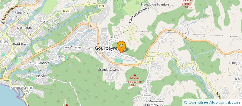 localisation de l'entreprise CAISSE DES ECOLES DE GOURBEYRE à GOURBEYRE