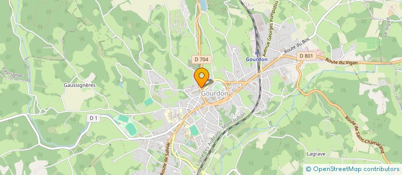 localisation de l'entreprise CAISSE DES ECOLES DE GOURDON à GOURDON