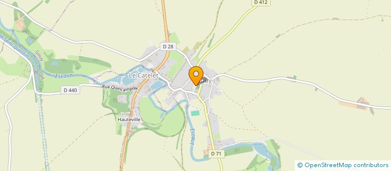 localisation de l'entreprise CAISSE DES ECOLES DE GOUY à GOUY