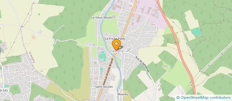 localisation de l'entreprise CAISSE DES ECOLES DE GRAVIGNY à GRAVIGNY