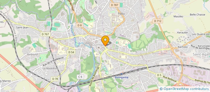 localisation de l'entreprise CAISSE DES ECOLES DE GUINGAMP à GUINGAMP