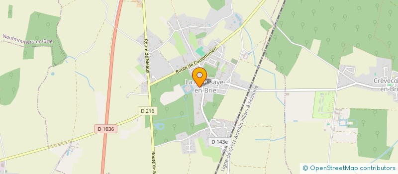 localisation de l'entreprise CAISSE DES ECOLES DE HOUSSAYE EN BRIE  LA HOUSSAYE-EN-BRIE