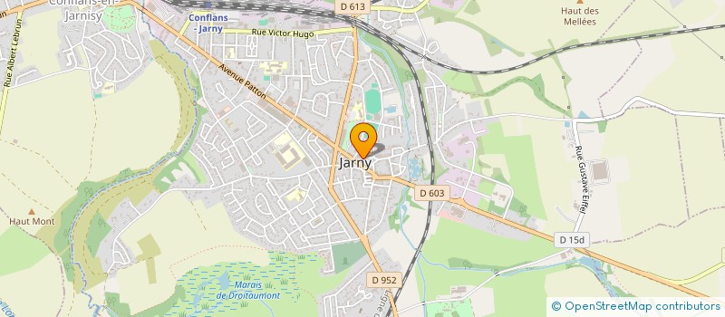 localisation de l'entreprise CAISSE DES ECOLES DE JARNY  JARNY