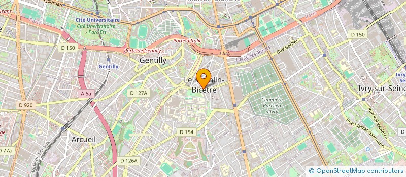 localisation de l'entreprise CAISSE DES ECOLES DE KREMLIN BICETRE à LE KREMLIN-BICETRE