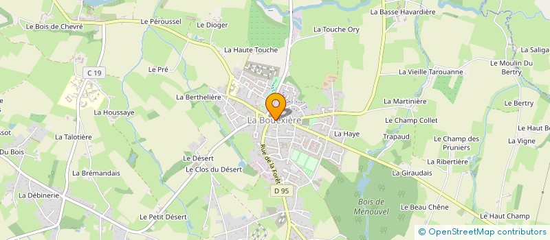 localisation de l'entreprise CAISSE DES ECOLES DE LA BOUEXIERE à LA BOUEXIERE