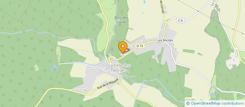 localisation de l'entreprise CAISSE DES ECOLES DE LA CELLE LES BORDES à LA CELLE-LES-BORDES