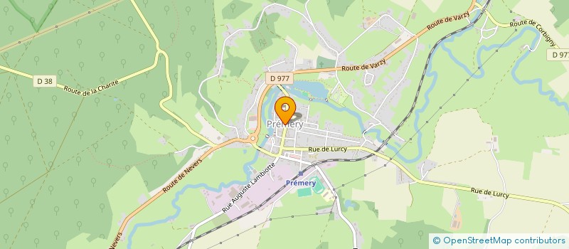 localisation de l'entreprise CAISSE DES ECOLES DE LA CELLE S NIEVRE  LA CELLE-SUR-NIEVRE