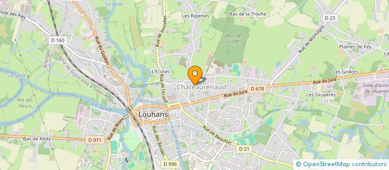 localisation de l'entreprise CAISSE DES ECOLES DE LA CHAPELLE-NAUDE  LA CHAPELLE-NAUDE