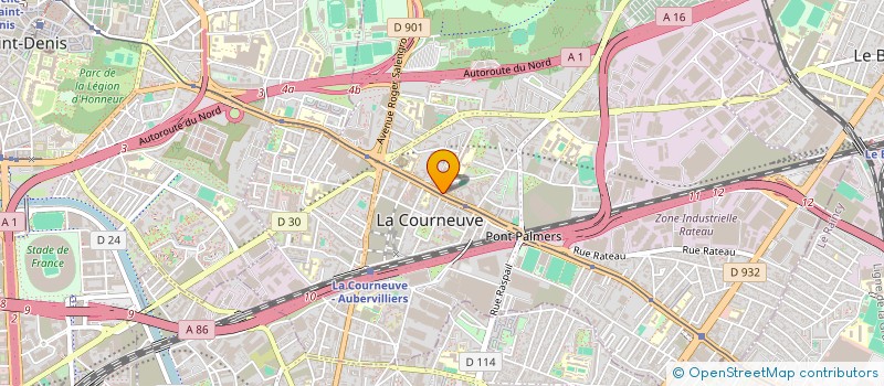localisation de l'entreprise CAISSE DES ECOLES DE LA COURNEUVE à LA COURNEUVE