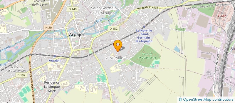 localisation de l'entreprise CAISSE DES ECOLES DE LA NORVILLE  LA NORVILLE