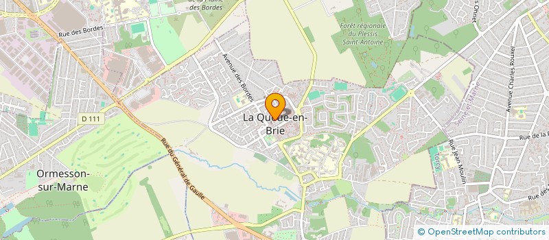 localisation de l'entreprise CAISSE DES ECOLES DE LA QUEUE-EN-BRIE à LA QUEUE-EN-BRIE