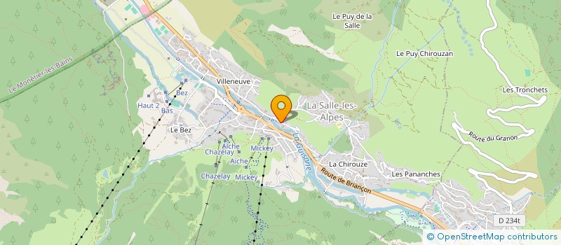 localisation de l'entreprise CAISSE DES ECOLES DE LA SALLE à LA SALLE-LES-ALPES