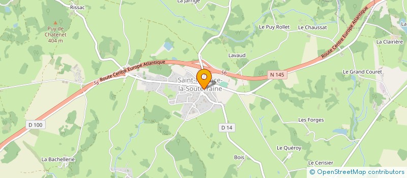 localisation de l'entreprise CAISSE DES ECOLES DE LA SOUTERRAINE à LA SOUTERRAINE