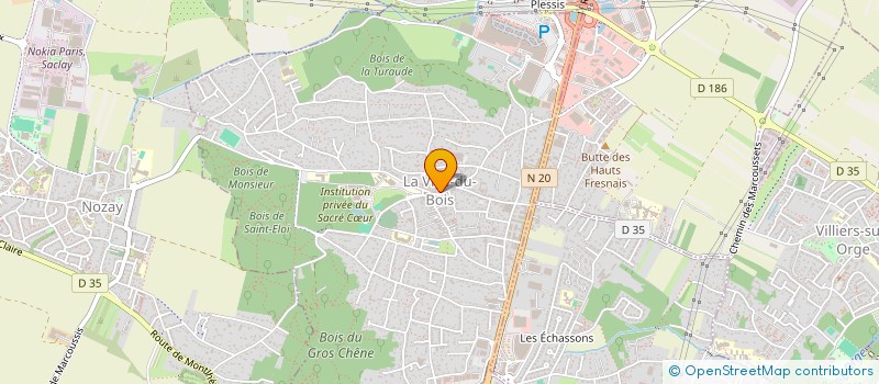 localisation de l'entreprise CAISSE DES ECOLES DE LA VILLE DU BOIS à LA VILLE-DU-BOIS