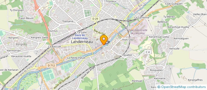 localisation de l'entreprise CAISSE DES ECOLES DE LANDERNEAU à LANDERNEAU