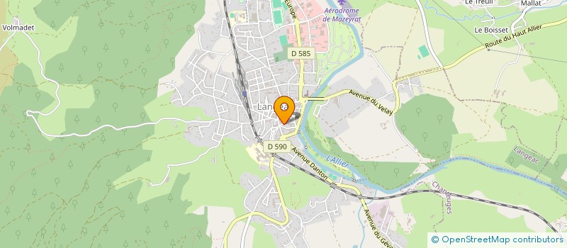 localisation de l'entreprise CAISSE DES ECOLES DE LANGEAC à LANGEAC