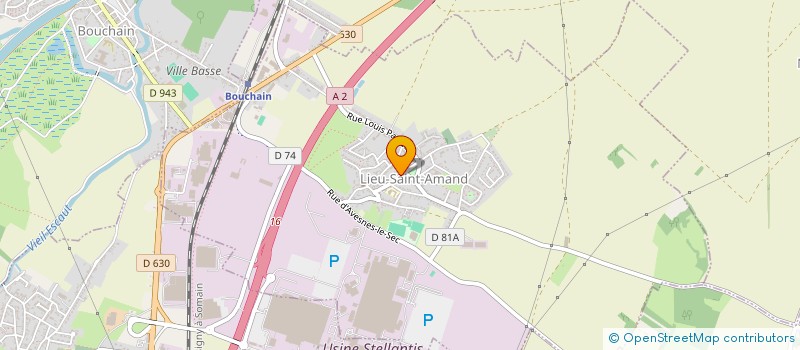 localisation de l'entreprise CAISSE DES ECOLES DE LIEU SAINT AMAND  LIEU-SAINT-AMAND