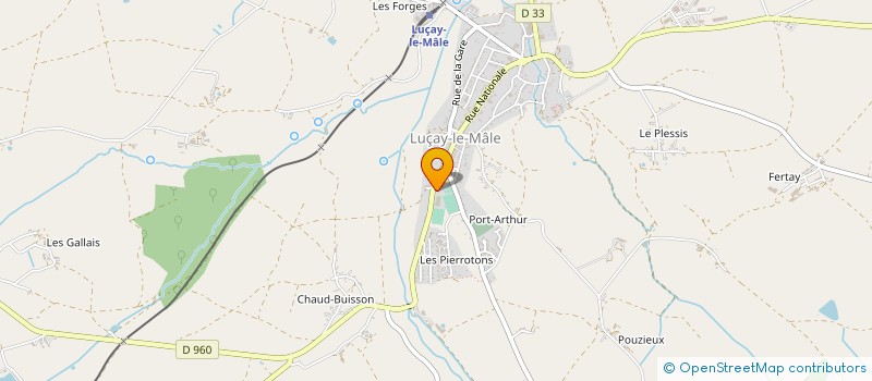 localisation de l'entreprise CAISSE DES ECOLES DE LUCAY-LE-MALE à LUCAY-LE-MALE