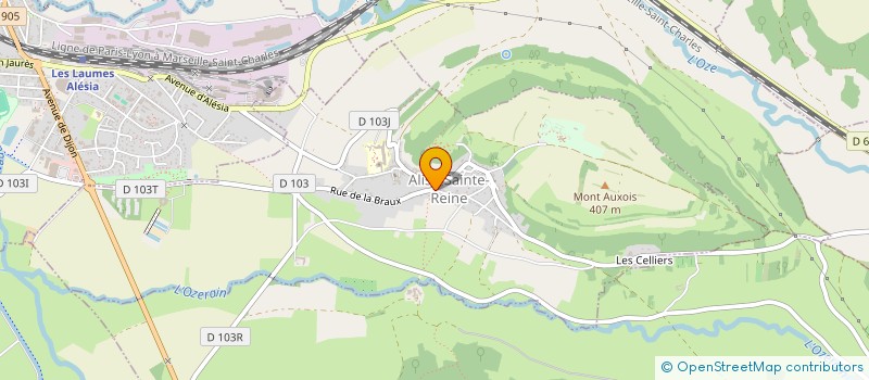 localisation de l'entreprise CAISSE DES ECOLES DE LUCENAY-LE-DUC à LUCENAY-LE-DUC