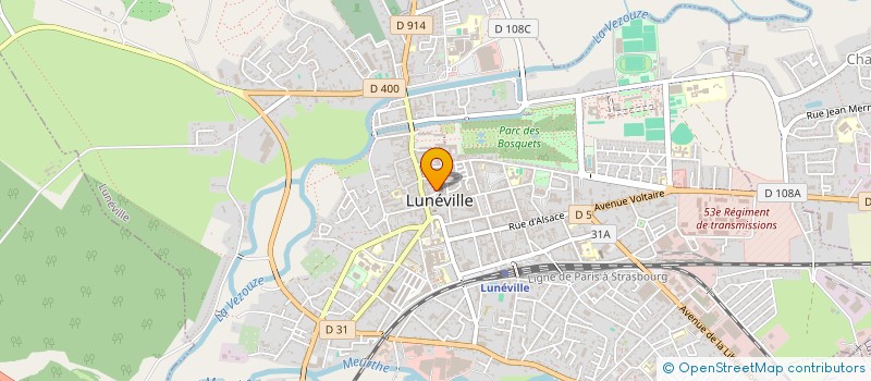 localisation de l'entreprise CAISSE DES ECOLES DE LUNEVILLE à LUNEVILLE
