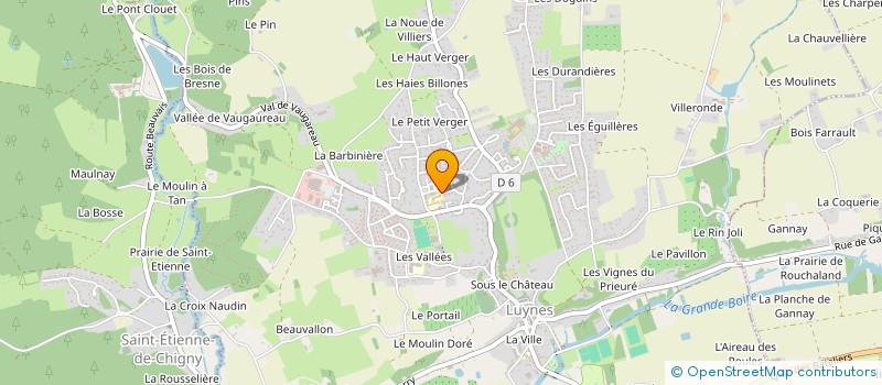 localisation de l'entreprise CAISSE DES ECOLES DE LUYNES  LUYNES